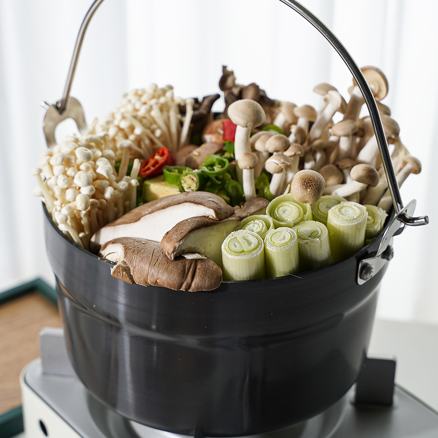 오뎅 탕냄비 꼬치어묵 어묵탕 샤브샤브 깊은 경질 전골나베18cm - 상세 이미지 5