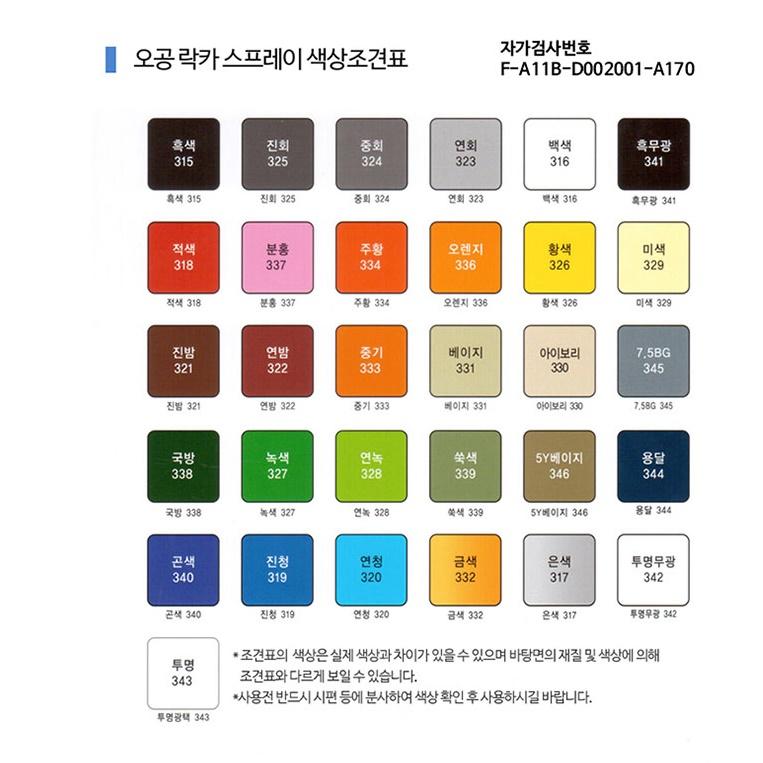 뿌리는페인트 무광스프레이 금속스프레이 투명락카 오공락카 이미지 3