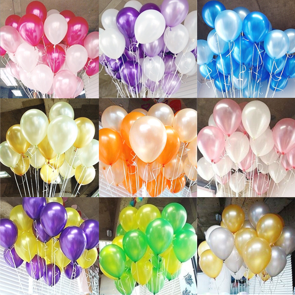 [브로키] 파티풍선 이벤트 풍선 환갑 생일 펄풍선 5인치