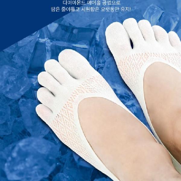 여름용발가락양말 무좀양말 발가락페이크삭스 여성용 - 상세 이미지 2