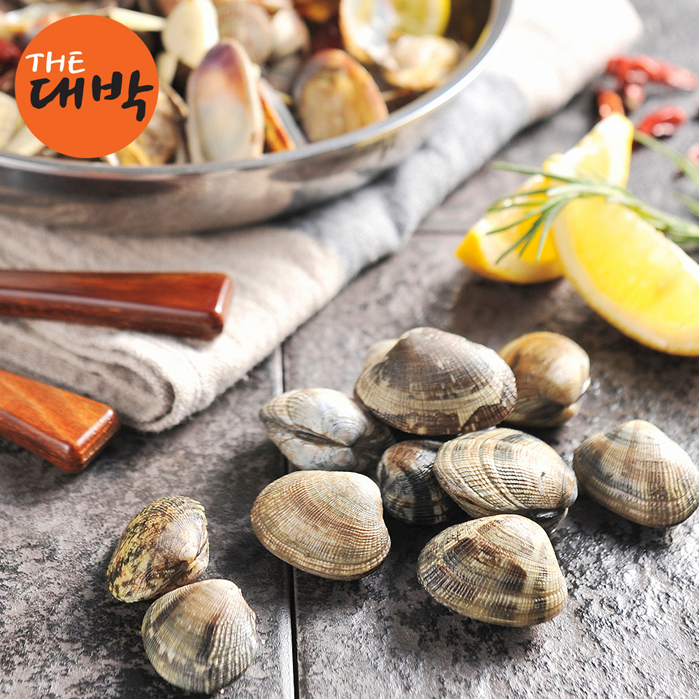 남해안 활 바지락 1kg 제철 바지락 술찜 조개탕