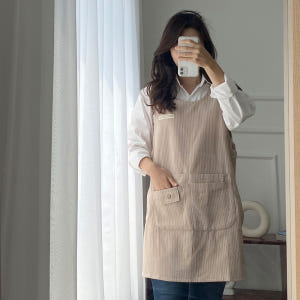 한스갤러리 모던 스트라이프 보육교사 선생님 어린이집 앞치마 XL 솔직 후기 | 실제 배치 사진 포함 - 상품 이미지 4