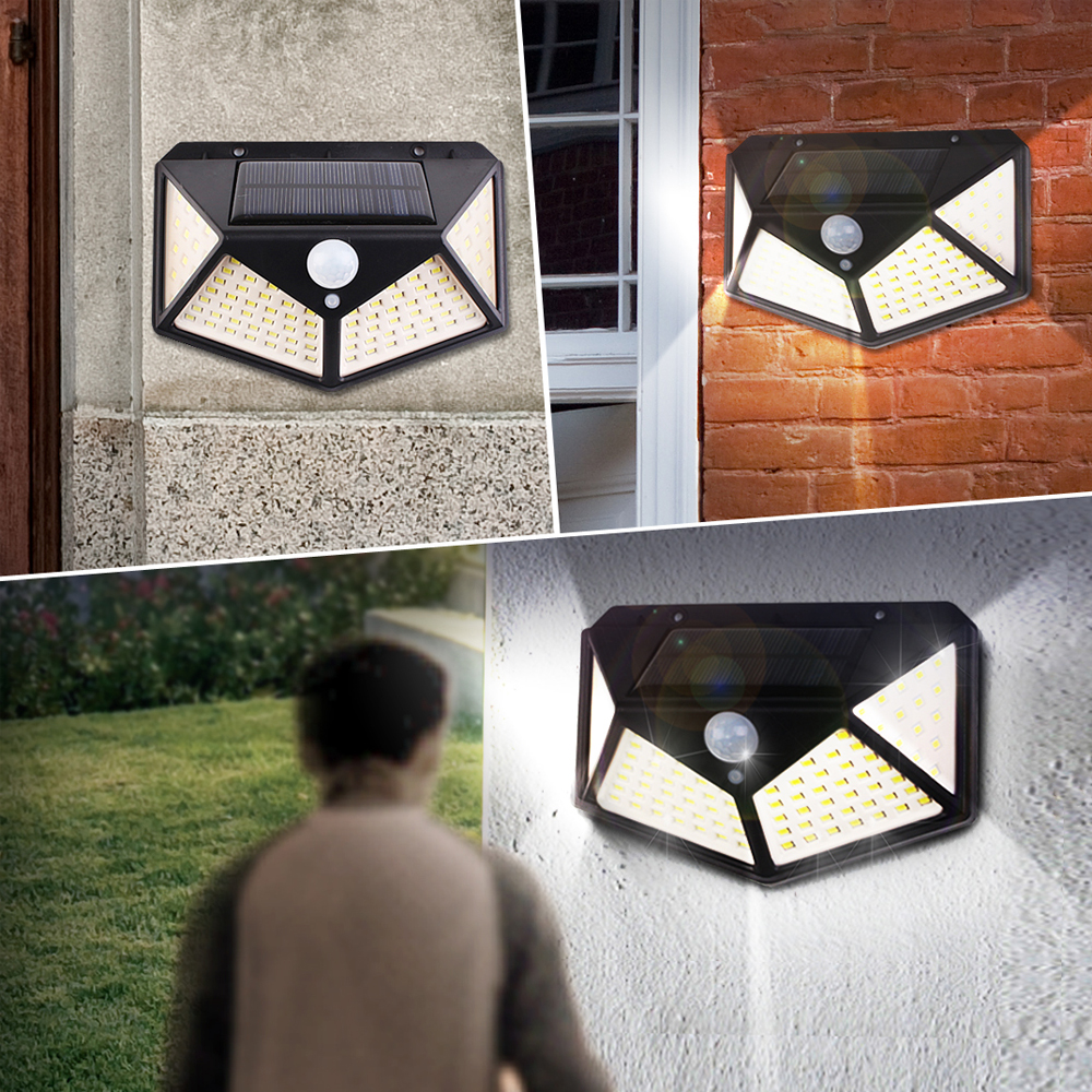 태양광 센서등 태양열 정원등 조명 LED 벽등 가로등 계단 전등 전구 120구 분리형