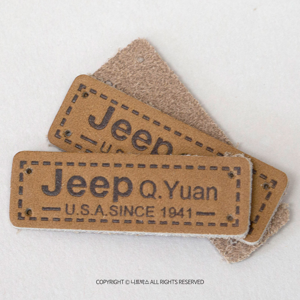 신 Jeep 핸드 메이드 라벨 (소) - 상세 이미지 4