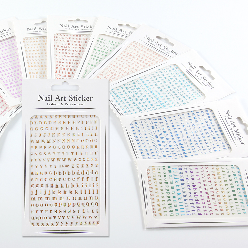 프레스코21 레진 공예 알파벳 스티커 12종 제품 이미지