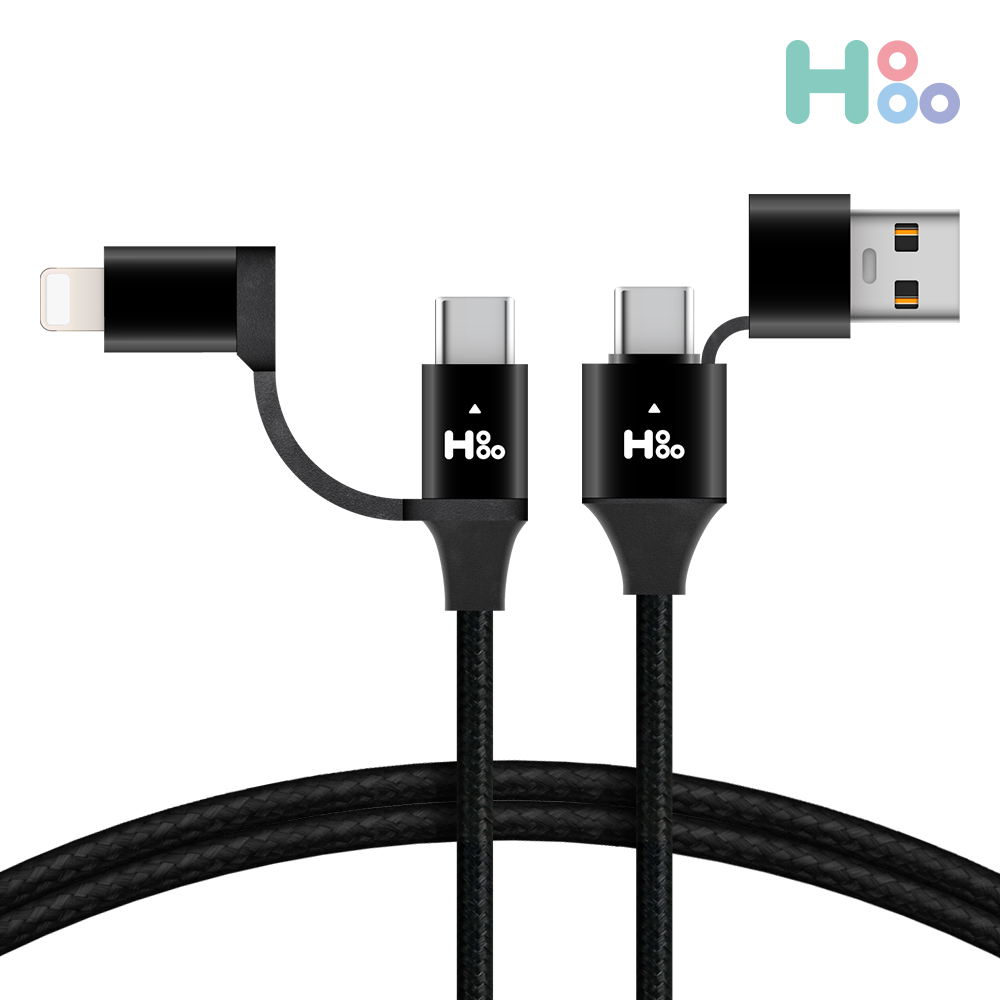 C타입 고속 충전 케이블 CTOC 60W 끼리 케이블 올인원