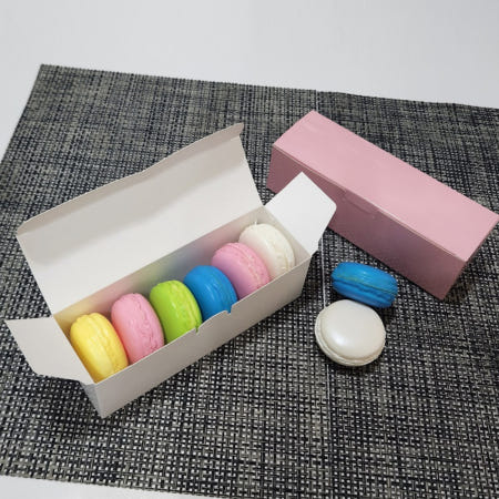 핑크 마카롱상자 중 케이스 디저트 구움과자 선물포장 뚱카롱 쿠키