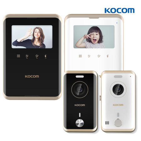 코콤 인터폰 비디오폰 KCV-R431E 아날로그 아파트 주택겸용 인터폰