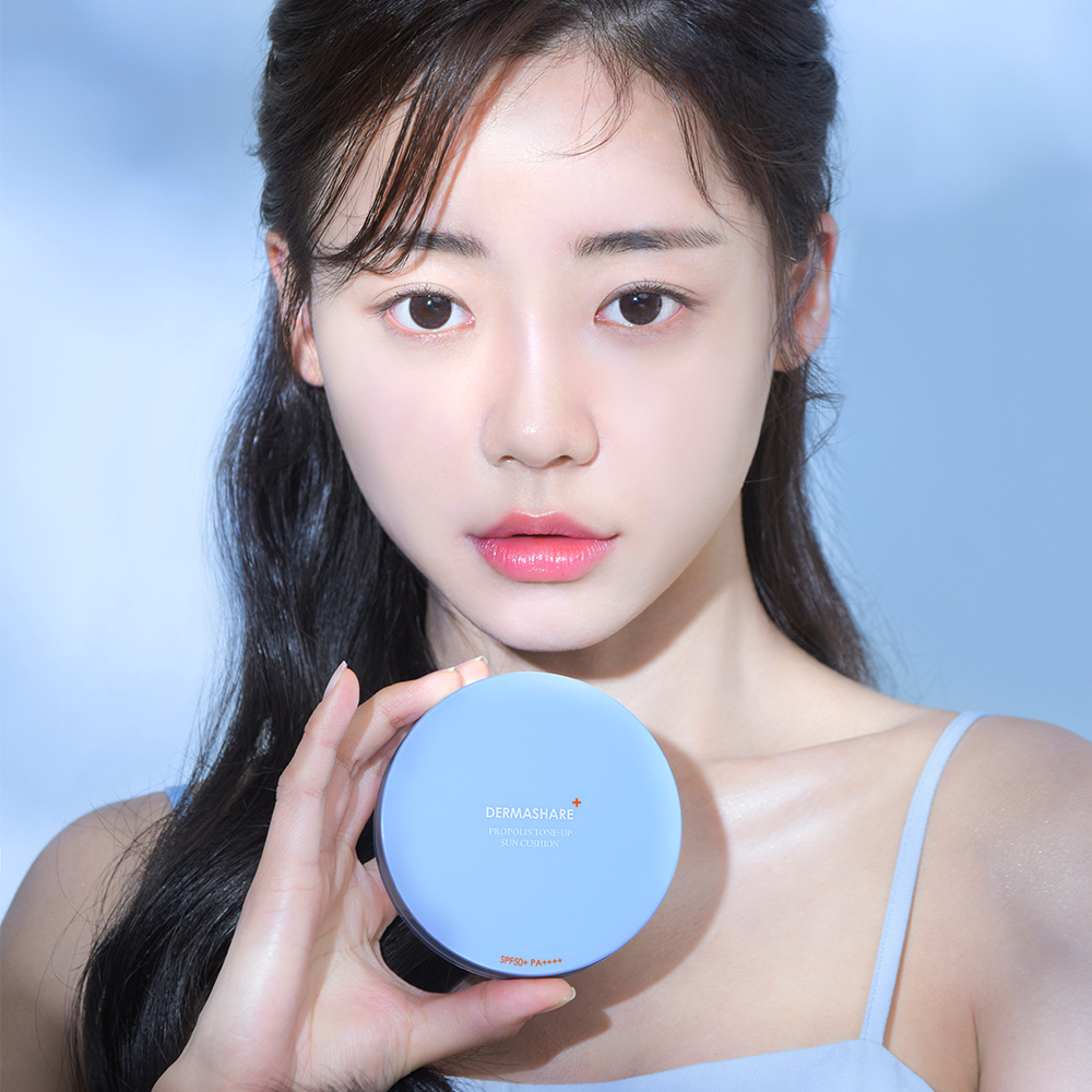 더마쉐어 대용량 썬팩트 자외선차단제 프로폴리스 톤업 선쿠션 리필 SPF50+PA++++ - 상세 이미지 2