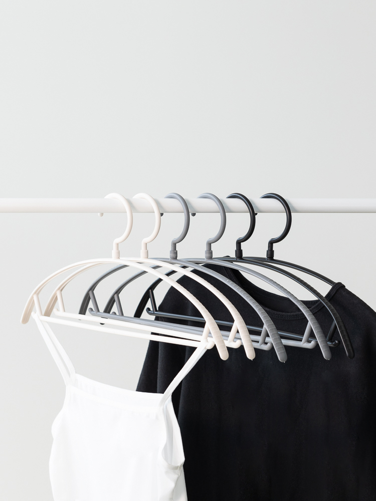 할메이드 상의 셔츠 니트 라운드형 모던 회전 옷걸이