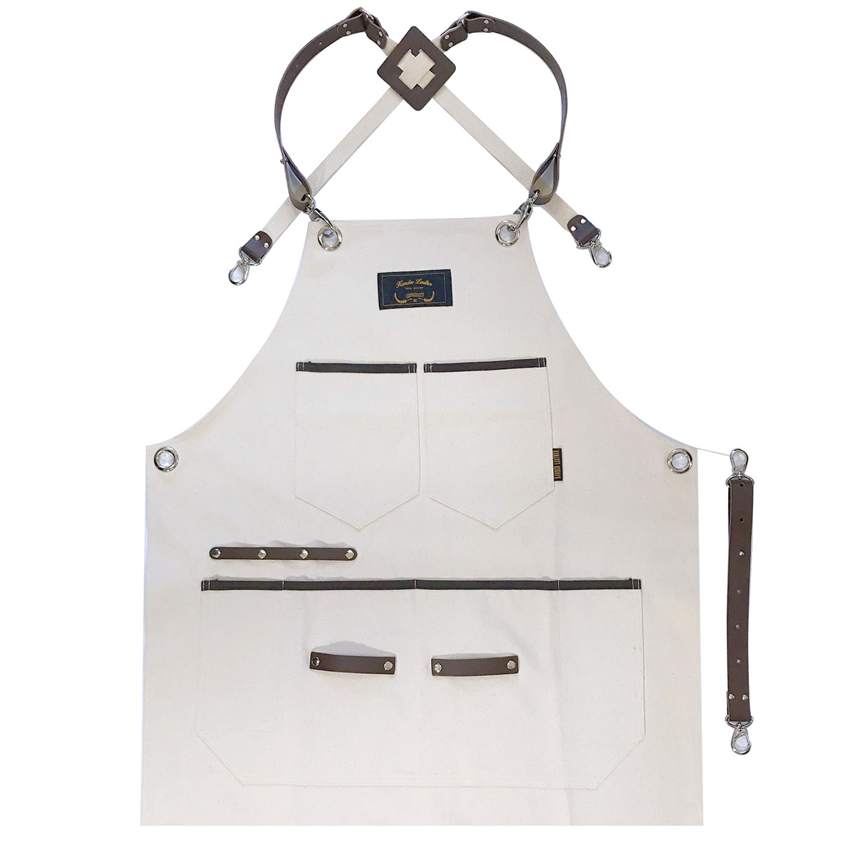 칸데오레더 카페인 애견미용 앞치마 미용사앞치마 미술 앞치마