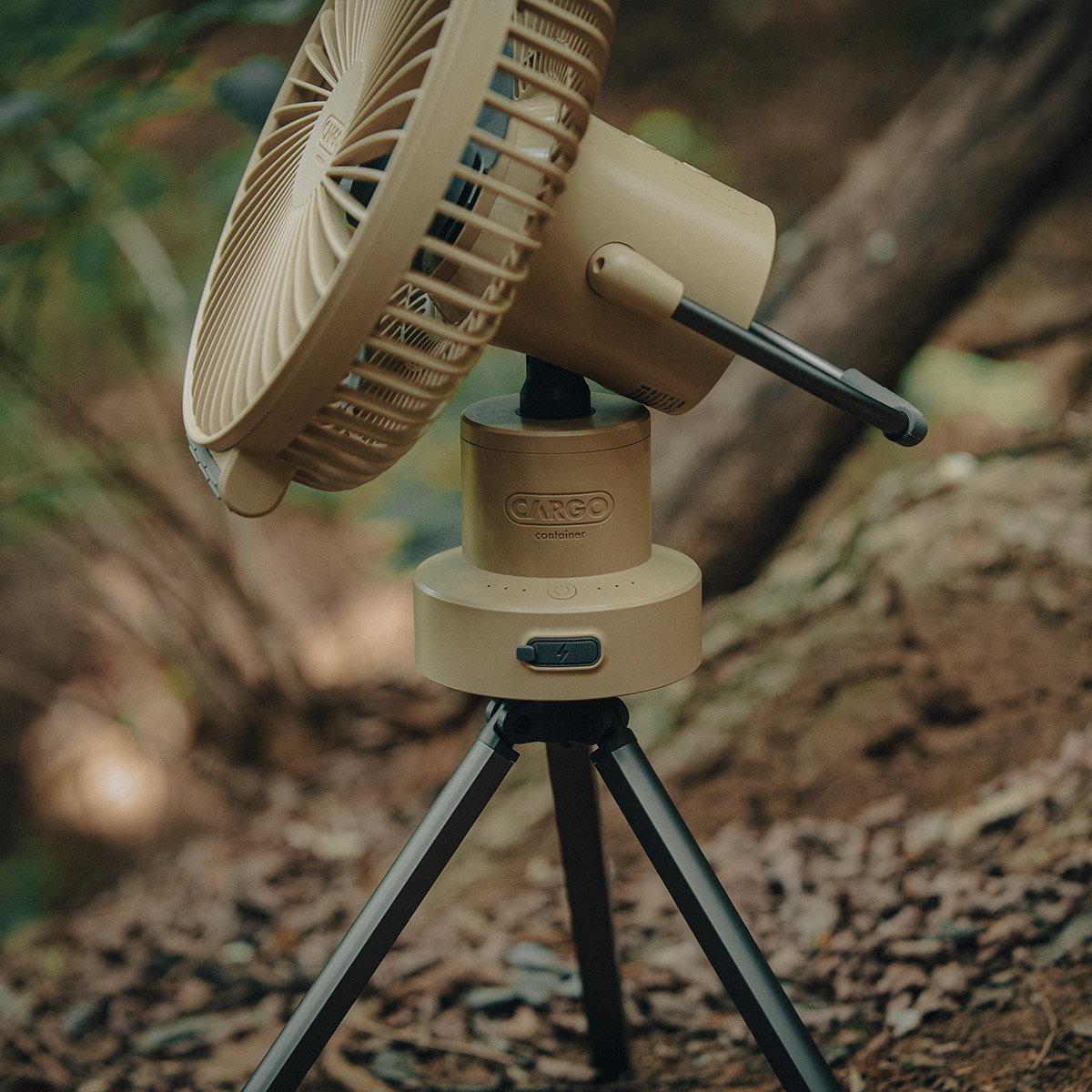 카고컨테이너 TRIPOD 멀티팬 삼각대 타프팬 선풍기 1/4인치 스탠드 랜턴 거치대 - 상세 이미지 3