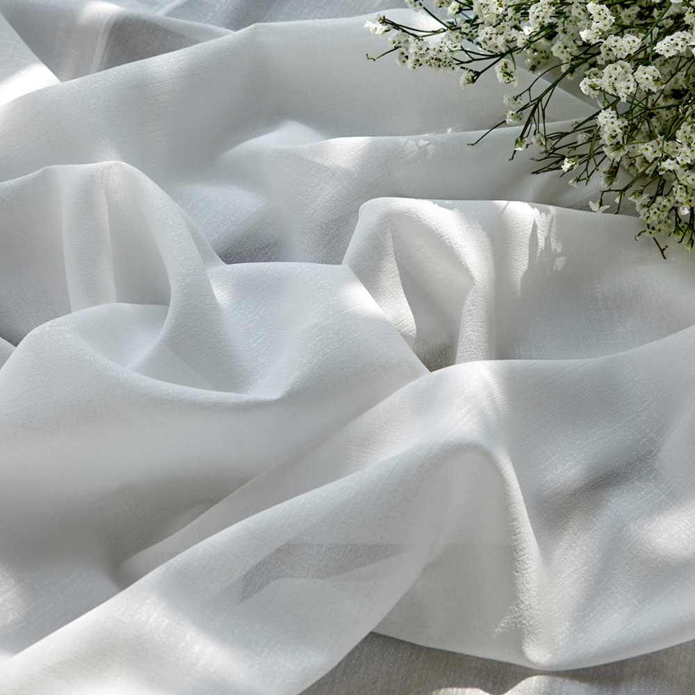 뷰하우스 한지 쉬폰 나비주름 속지 맞춤커튼