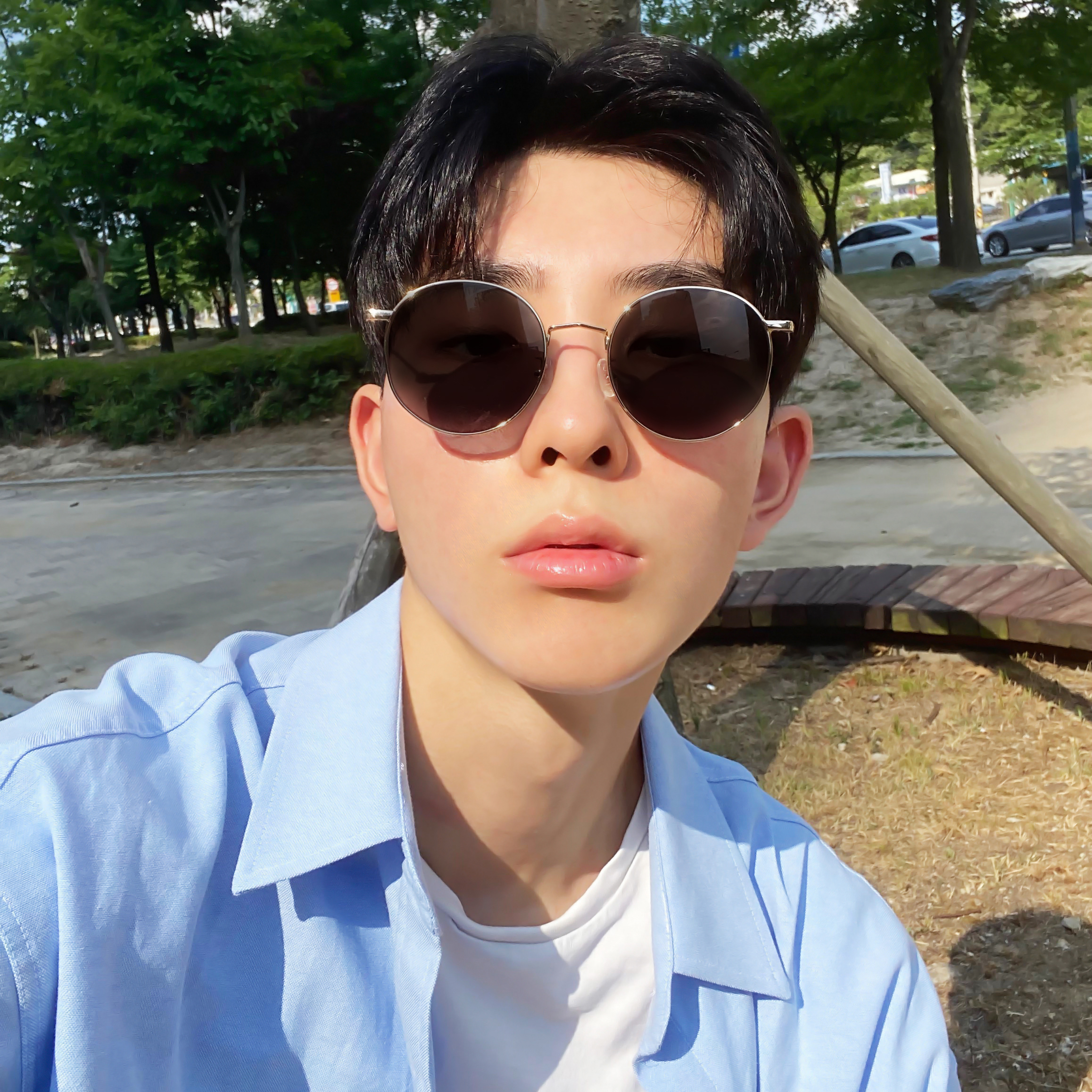 초경량 눈부심 자외선차단 선글라스 남자 여자 명품 인싸 골프 빅사이즈 레트로 운전