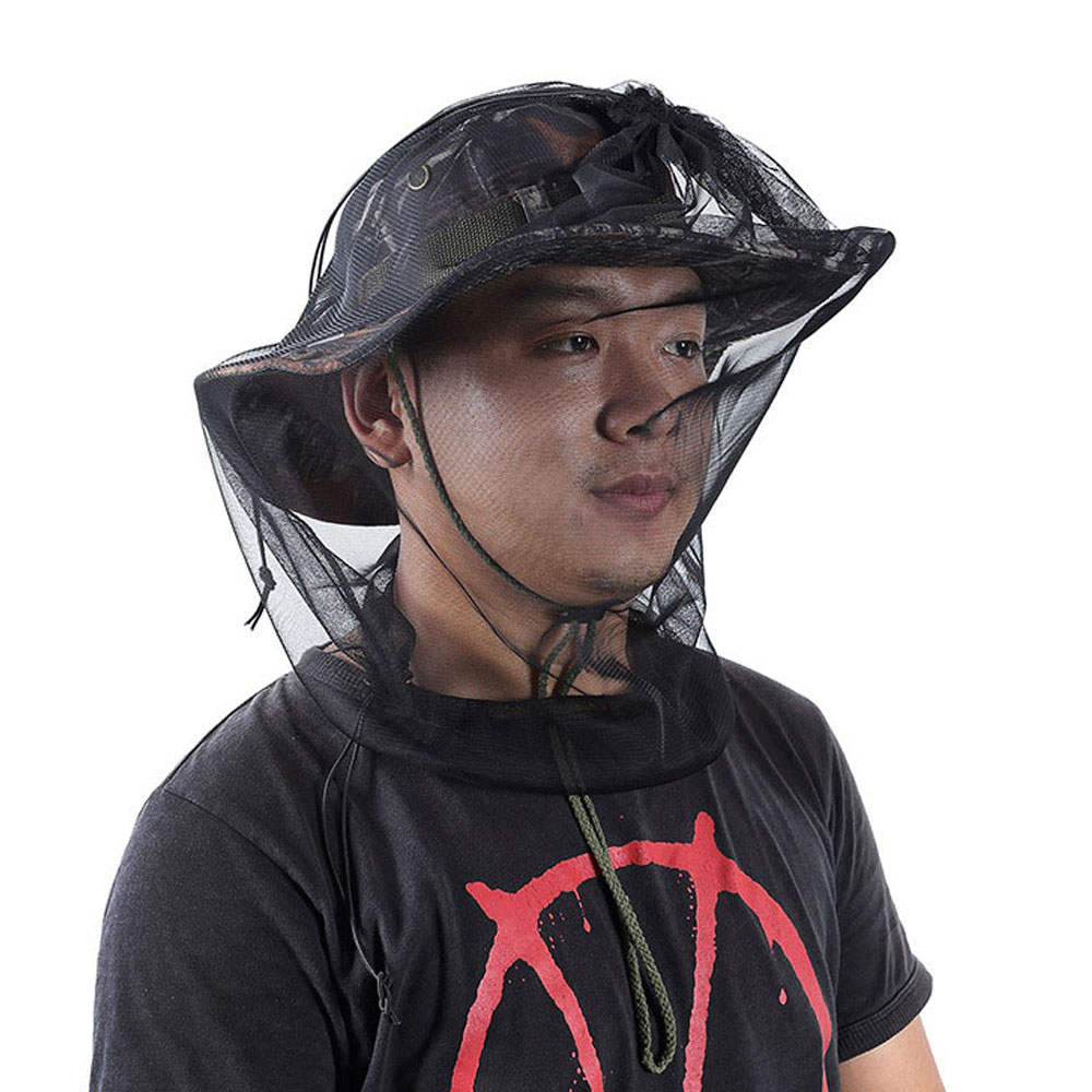 가민 양봉 모기장옷 방충복 양봉모자 말벌 벌초 낚시 해충퇴치 보호복 방제복 방충헤드 블랙