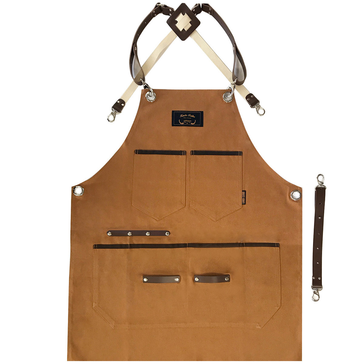 칸데오레더 카페인 애견미용 앞치마 미용사앞치마 미술 앞치마