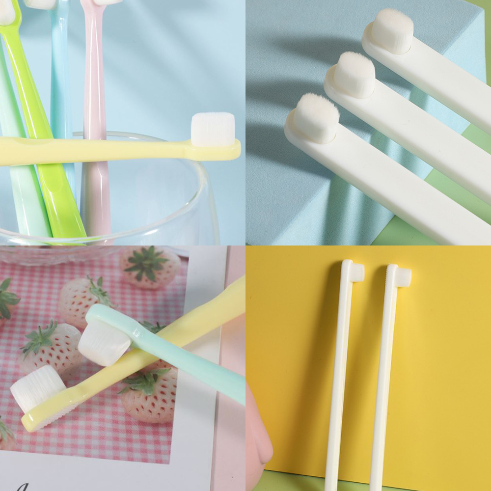 애견 칫솔 일반형 화이트 강아지 고양이 반려동물 미세모 양치 이빨 닦기 입냄새 치석 제거