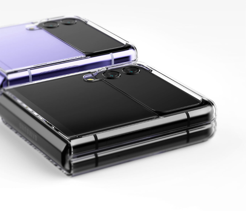 갤럭시 Z플립3 케이스 지플립3 크리스탈 투명 하드 - 상세 이미지 4