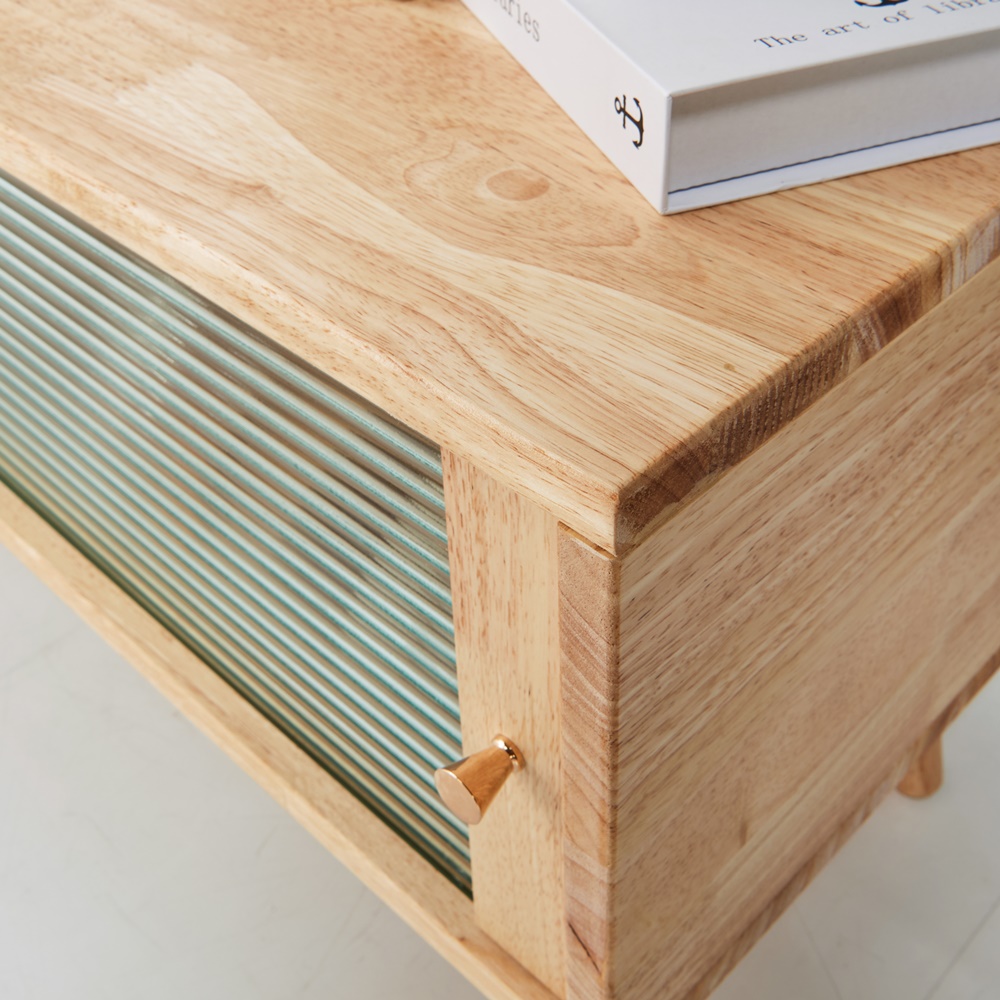 데르소 미니 북유럽원목 티비다이 폭좁은 tv선반 거실장