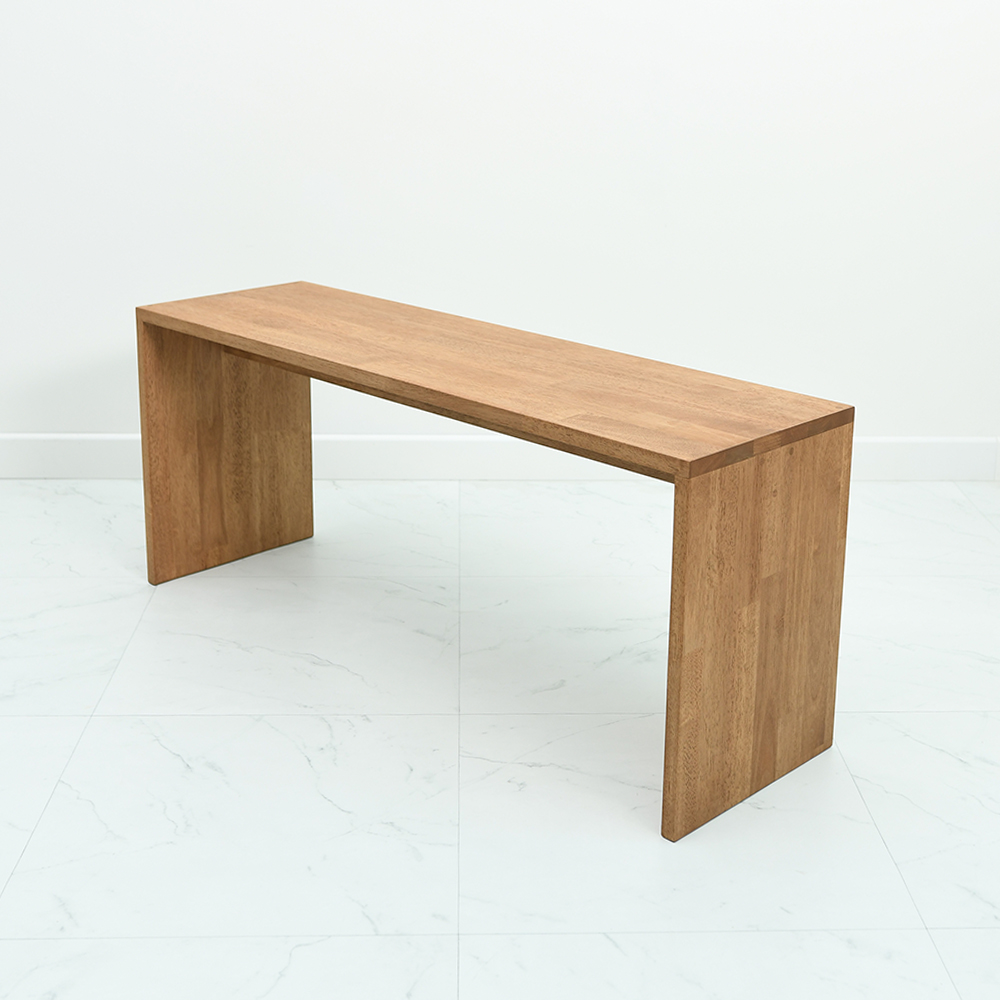 원목 벤치 의자 편한 나무 긴 식탁 테이블 브라운 800 300 브로우드