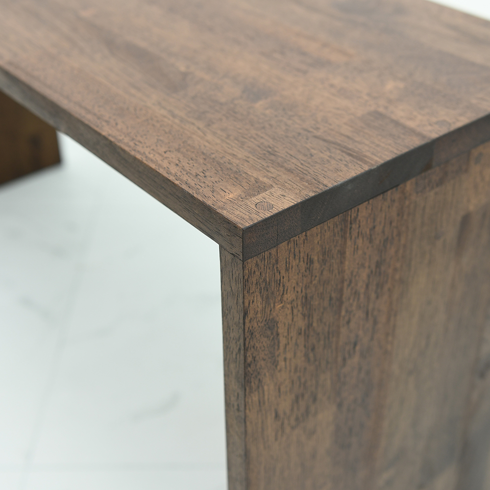 원목 벤치 의자 편한 나무 긴 식탁 테이블 브라운 800 300 브로우드