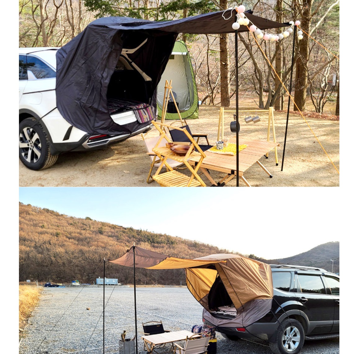 차박 트렁크 텐트 차박용 차량 도킹 텐트 차량용 텐트 M