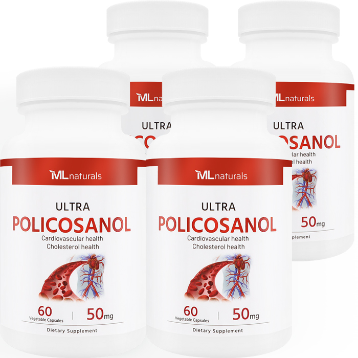 [미국배송] 마이라이프 내추럴스 울트라 폴리코사놀 50mg 60캡슐, 4개 제품 이미지