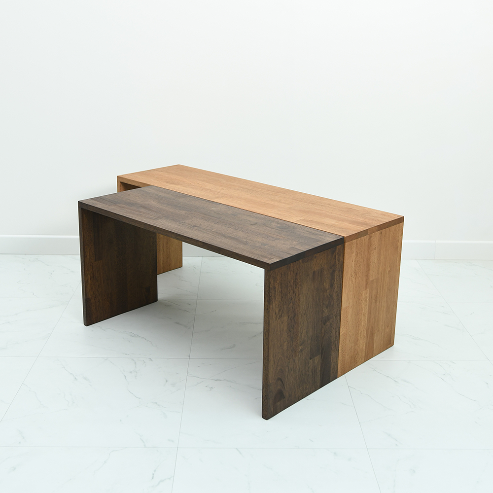 원목 벤치 의자 편한 나무 긴 식탁 테이블 브라운 800 300 브로우드