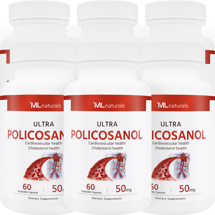 [미국배송] 마이라이프 내추럴스 울트라 폴리코사놀 50mg 60캡슐, 6개 제품 이미지