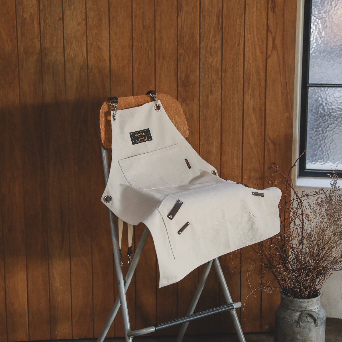 죠니 쿠키앤크림 칸데오레더 공방 미용실 카페 미용사 바리스타 앞치마 미술 가죽 앞치마