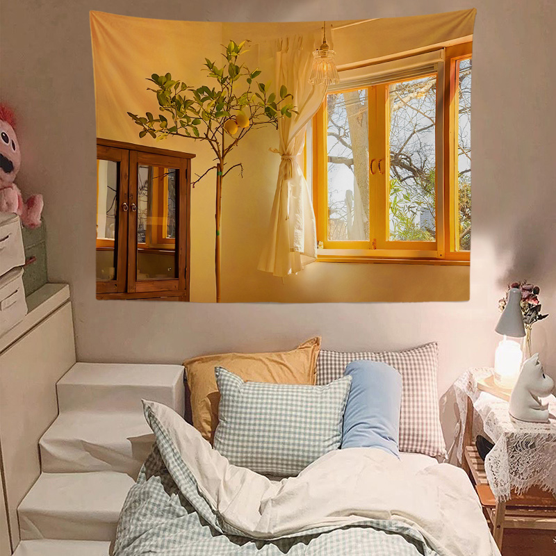 가림막 중문 가림천 패브릭 창문 선반 가리개 공간분리 커튼