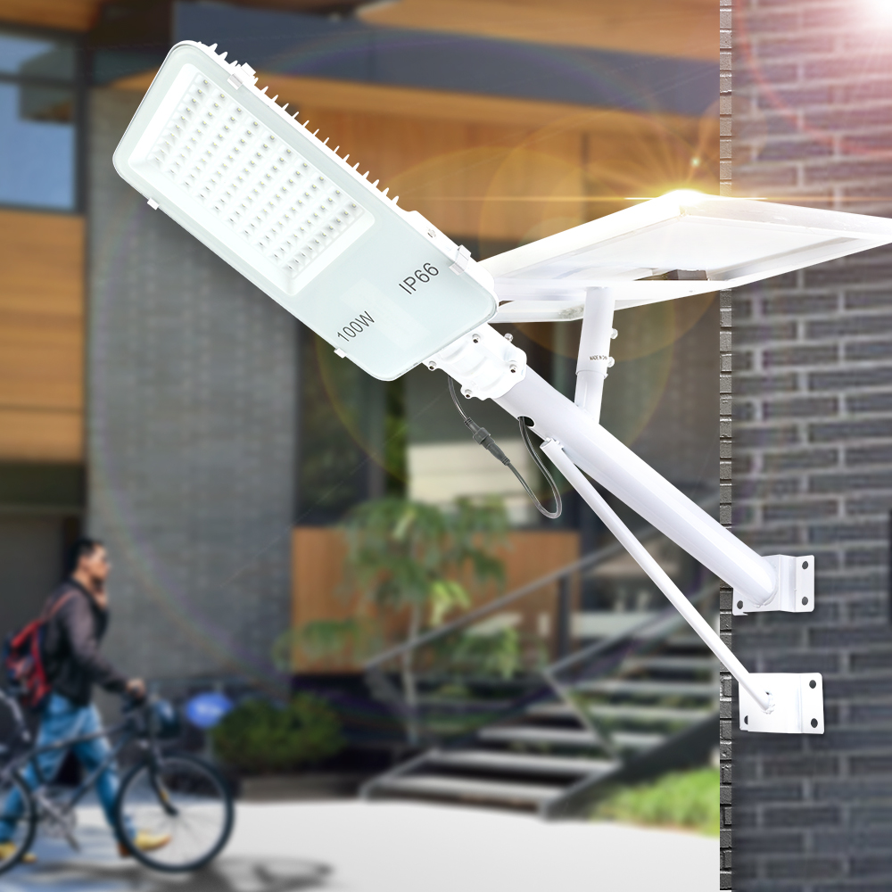 LED 가로등 태양광 벽등 태양열 야외 조명 센서등 도로 아파트 가로등 헤드 M100 - 상품 이미지