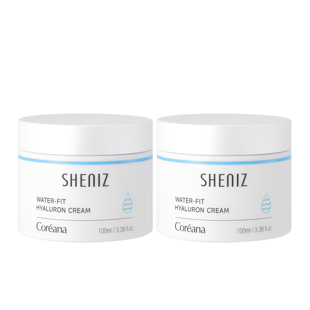 코리아나 쉬니즈 워터핏 히알루론 크림 100ml, 2개