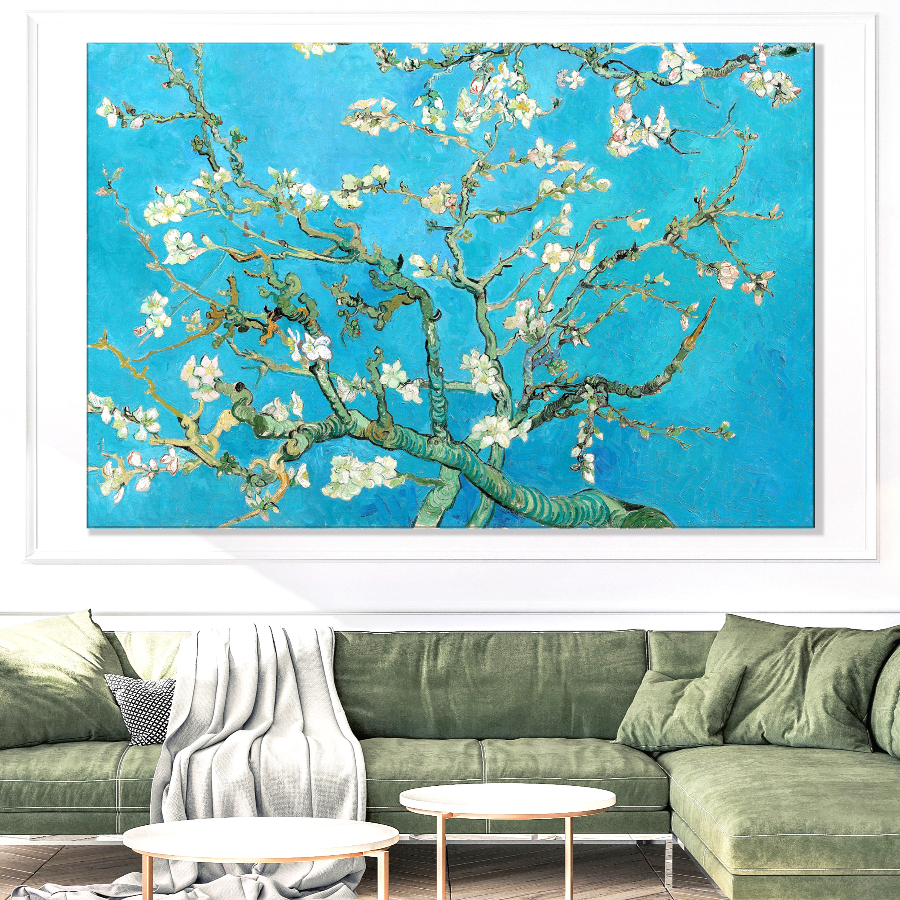 반고흐 아몬드나무 100x70cm 그림 액자 거실 명화 인테리어 현관 대형 사무실 캔버스