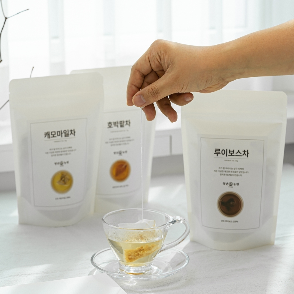 돼지감자차 여주차 뽕잎 레드 비트차 여주 상엽 효능 차 청년농원 티백 상세 이미지 4