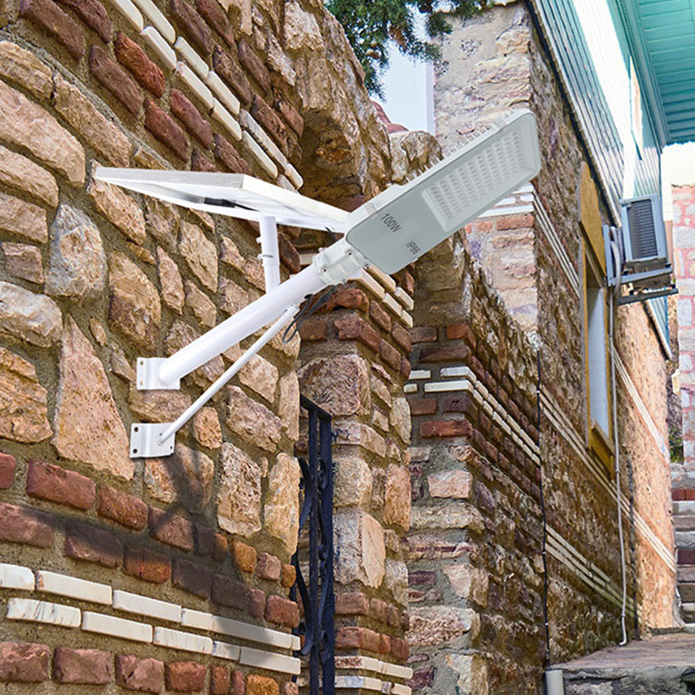 LED 가로등 태양광 벽등 태양열 야외 조명 센서등 도로 아파트 가로등 헤드 M100 - 상세 이미지 3