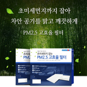 [호환] 두원몰 초미세먼지차단 PM2.5고효율 자동차 차량용 에어컨필터 ... 실사용 후기 | 효과 있을까? - 상품 이미지 2