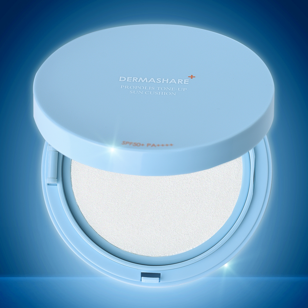 더마쉐어 대용량 썬팩트 자외선차단제 프로폴리스 톤업 선쿠션 리필 SPF50+PA++++ 이미지 7
