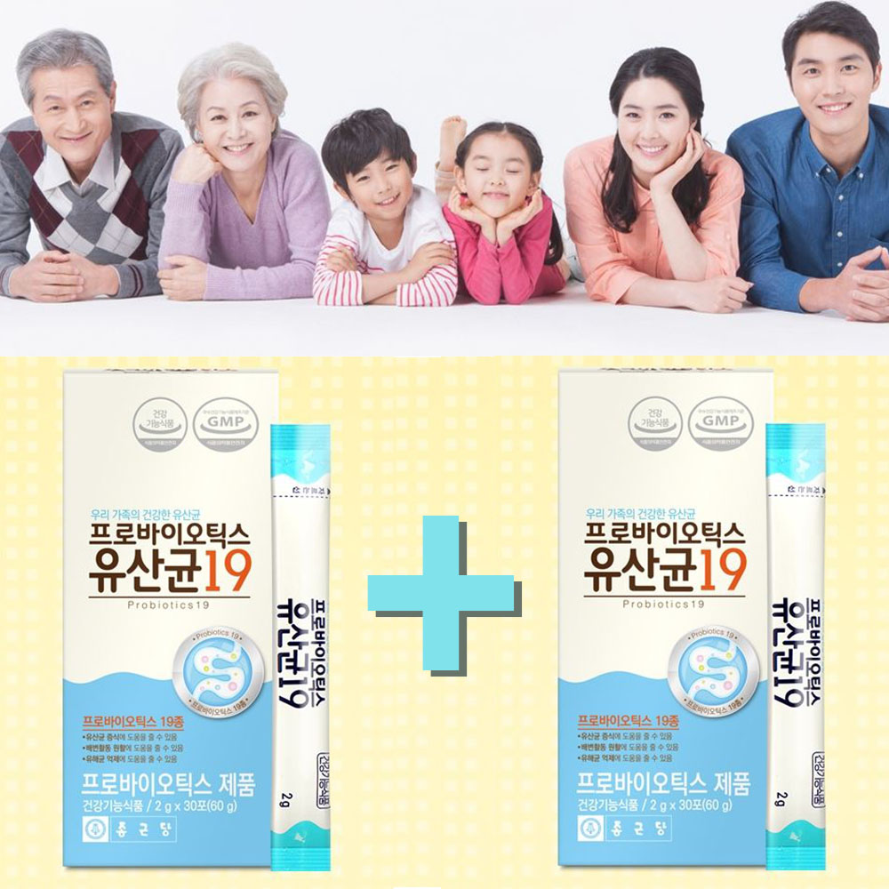 프로바이오틱스 유산균19 30포 장내세균 장건강 1개월분 제품 이미지