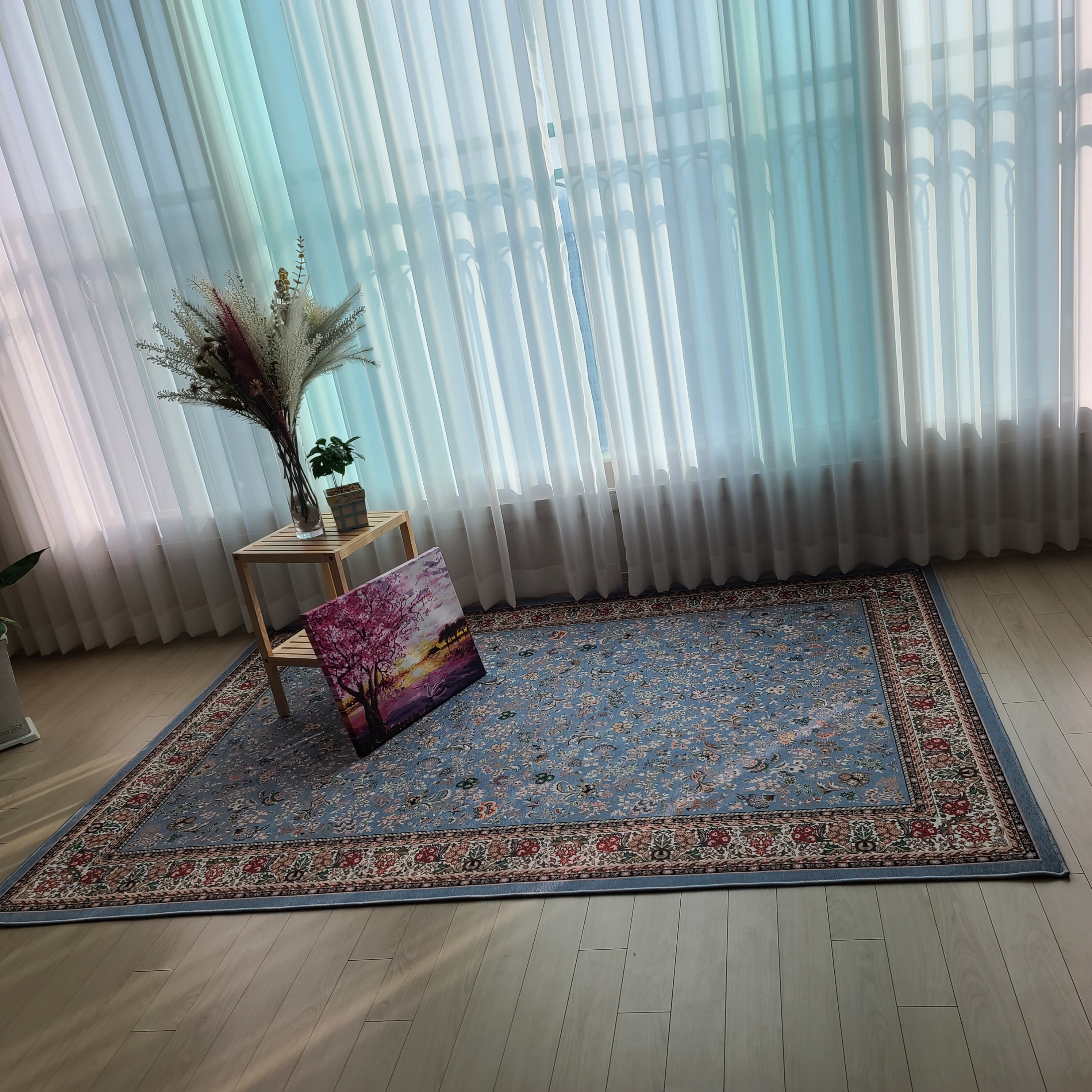 빈티지 카페트 페르시안 거실 사계절 러그 플로러 러그 홈앤러그