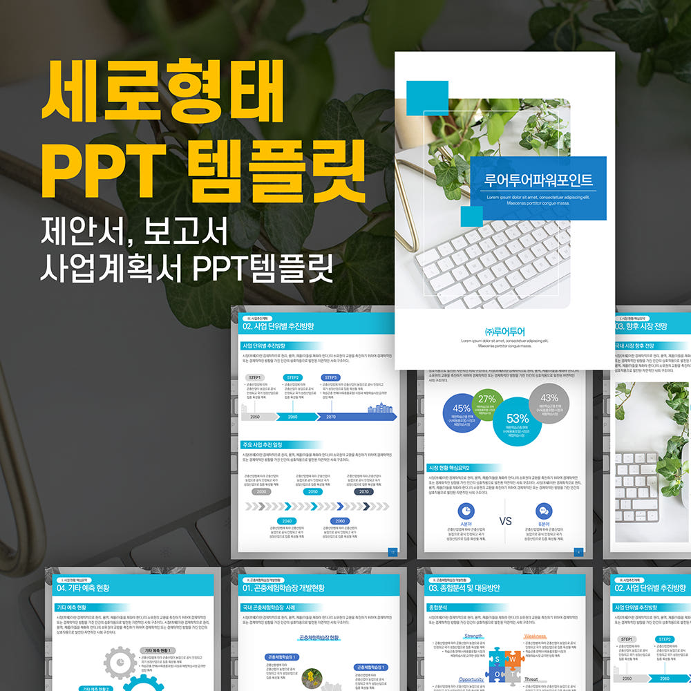 613 세로형 PPT 템플릿 제안서 보고서 기획서 가격 추이 루어투어 PPT템플릿 613 세로형 PPT 템플릿 제안서 보고서 기획서 - 최저가 10,000원