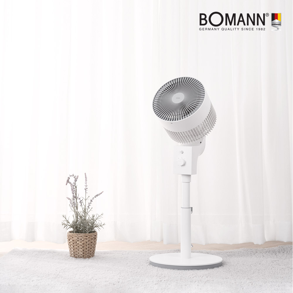 보만 저소음 저전력 스탠드 선풍기 써큘레이터 8인치 AC0830W