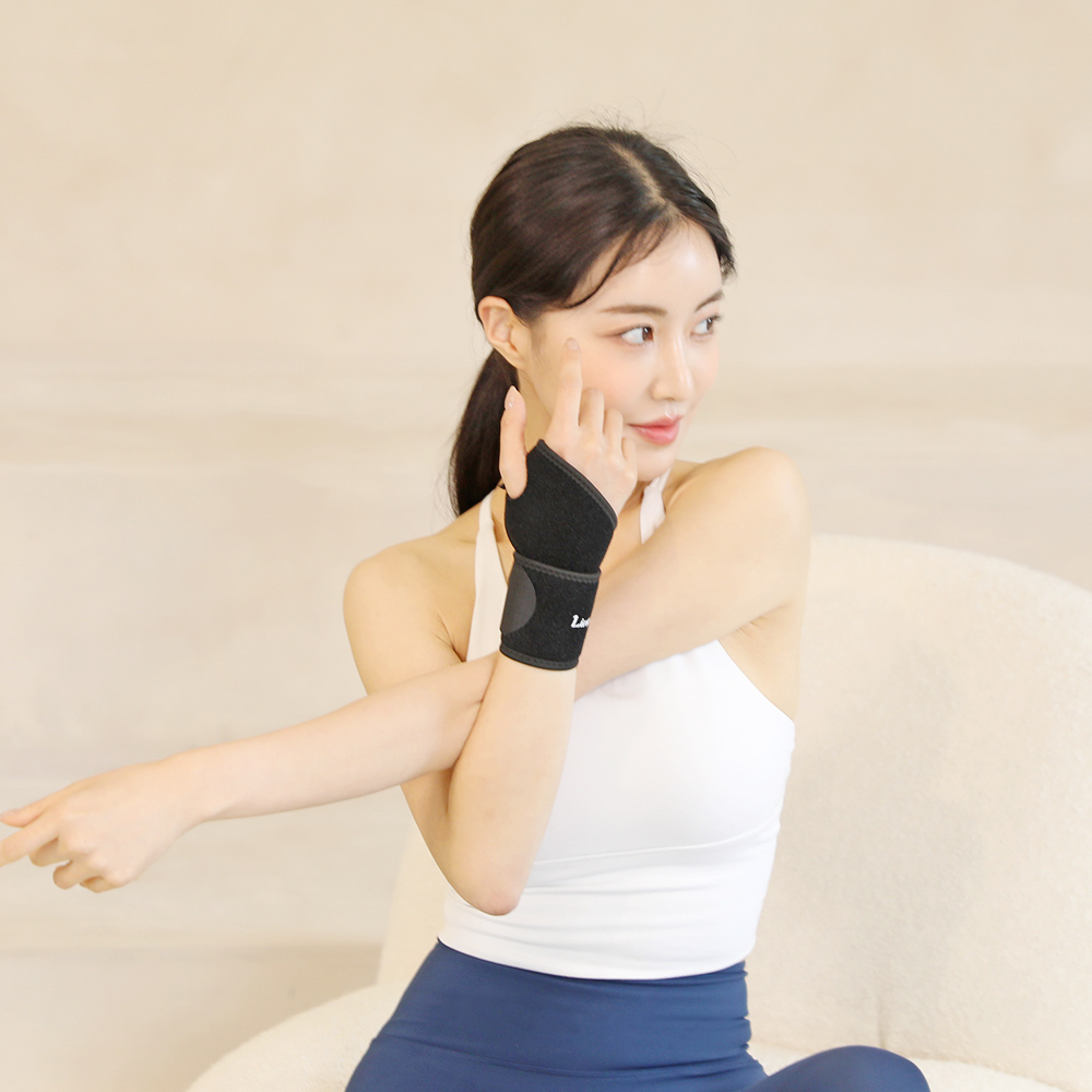 라인벨라 탄탄 손목보호대 엄지 손가락 밴드 아대 헬스 골프 약국 - 상세 이미지 2