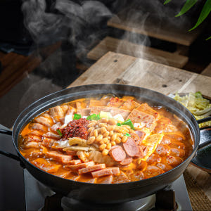 백년밥상 햄 폭탄 부대찌개 밀키트 캠핑음식 맛있게 먹은 솔직 후기 - 상품 이미지 2