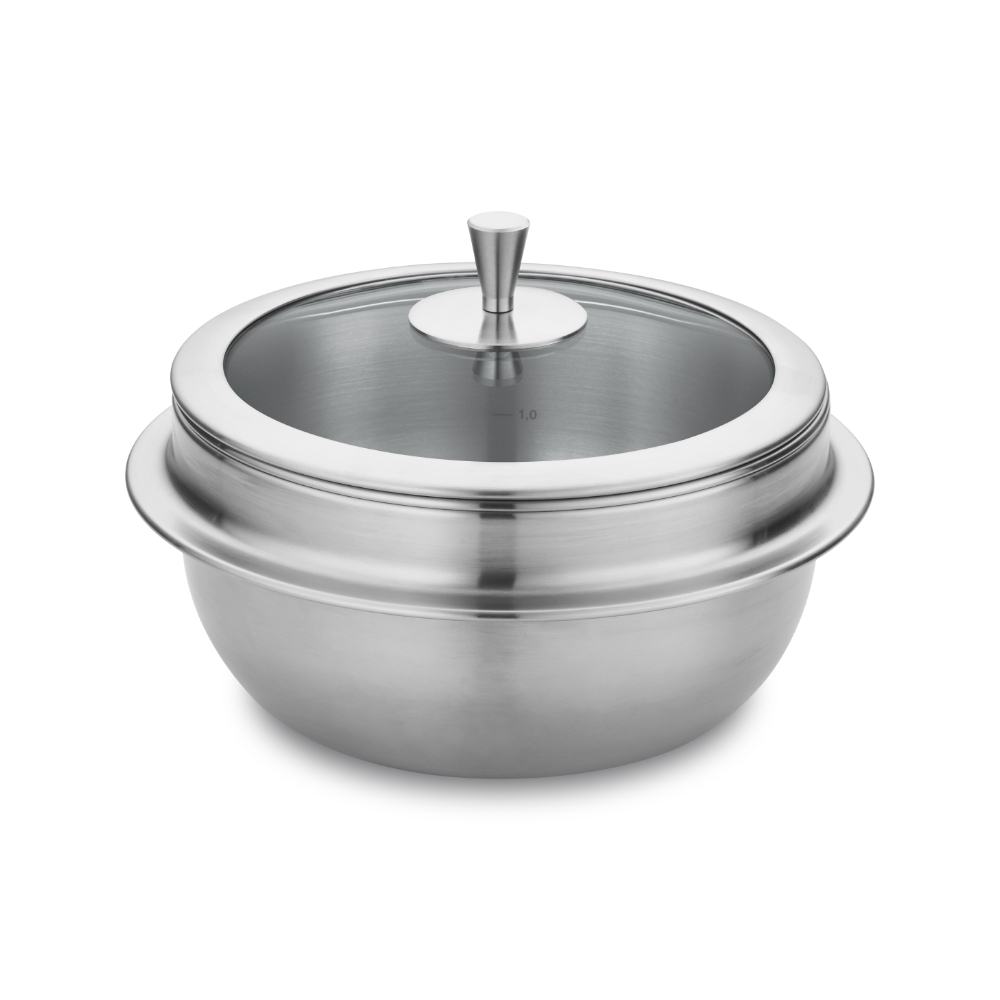 쿡에버 IH 통3중 인덕션 뚝배기 12cm / 스텐 냄비 계란찜 솥밥 - 상세 이미지 5