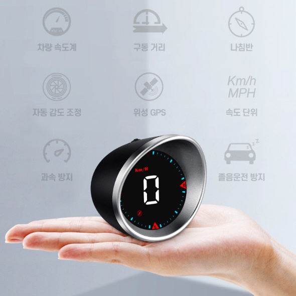 OBD 단자 없이 USB로 사용하는 고성능 GPS 헤드업디스플레이 HUD 이미지 8