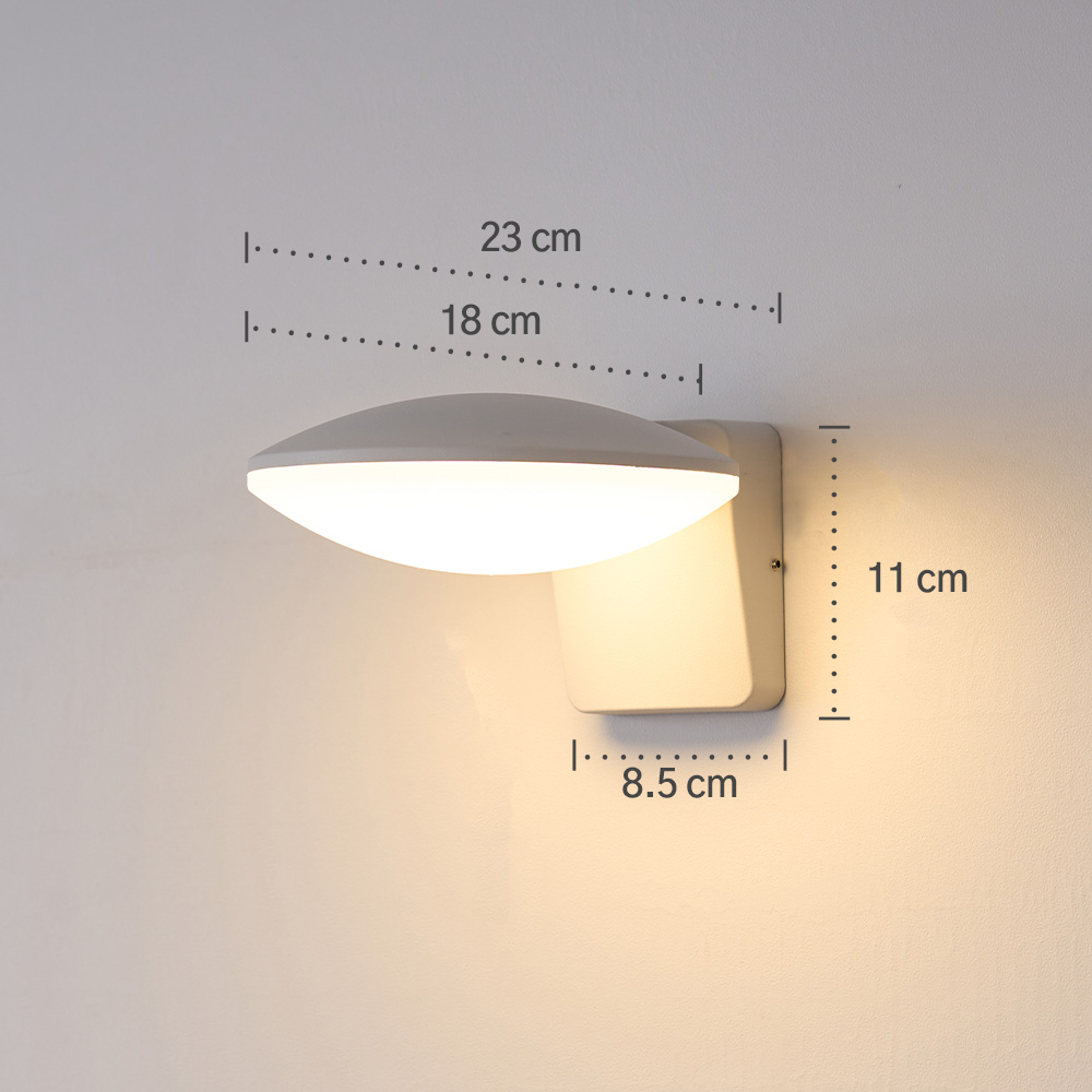 LED 벽등 벽조명 외부 보니 18W 실외 벽부등 조명 - 상세 이미지 5