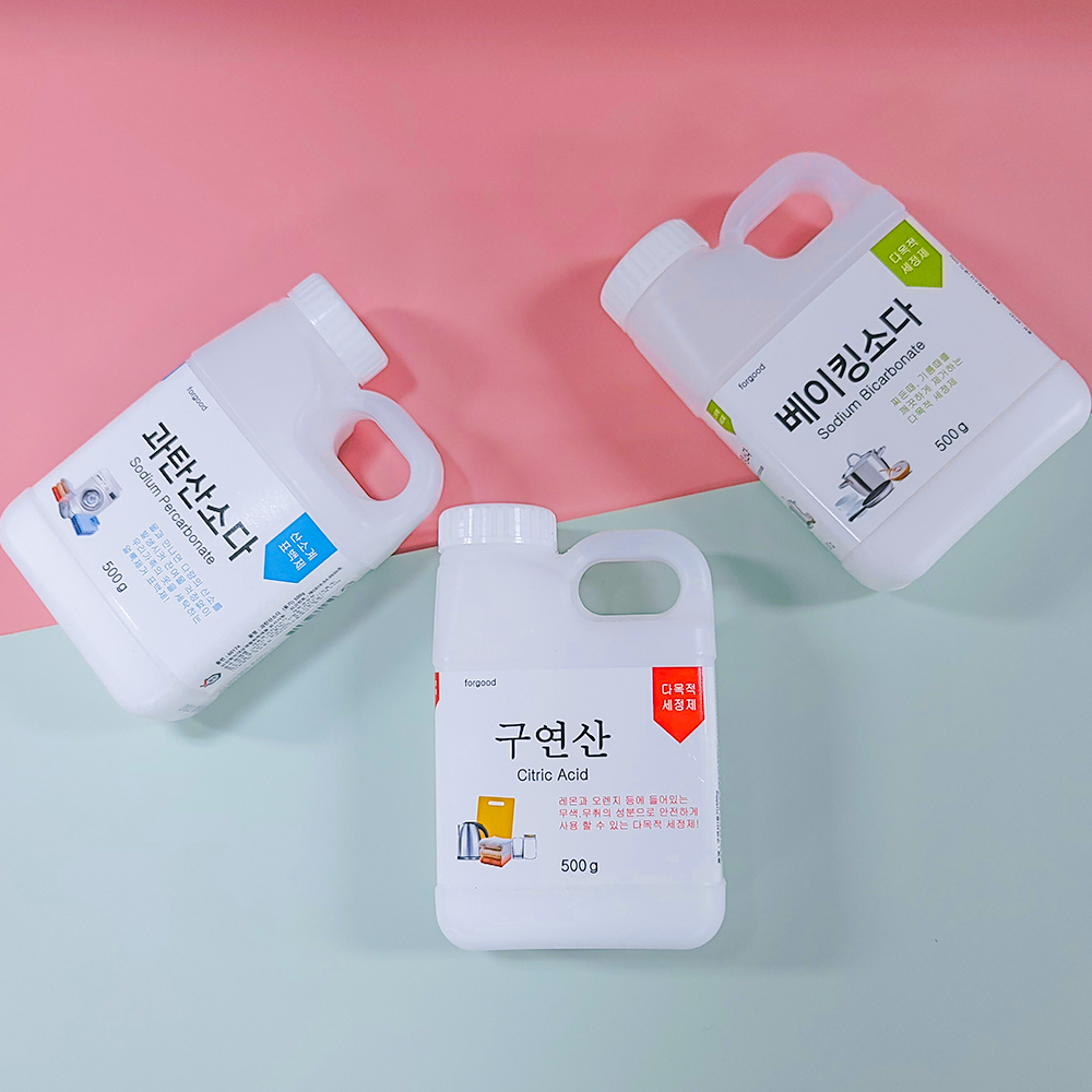 퍼굿 과탄산 소다 1kg 파우치형 빨래 표백 얼룩 제거 다목적 세정제 세탁 베이킹 구연산 - 상세 이미지 2