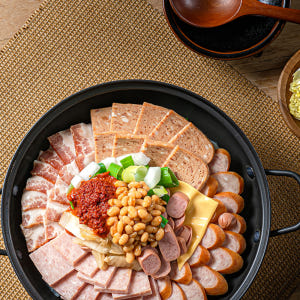 백년밥상 햄 폭탄 부대찌개 밀키트 캠핑음식 맛있게 먹은 솔직 후기 - 상품 이미지 4
