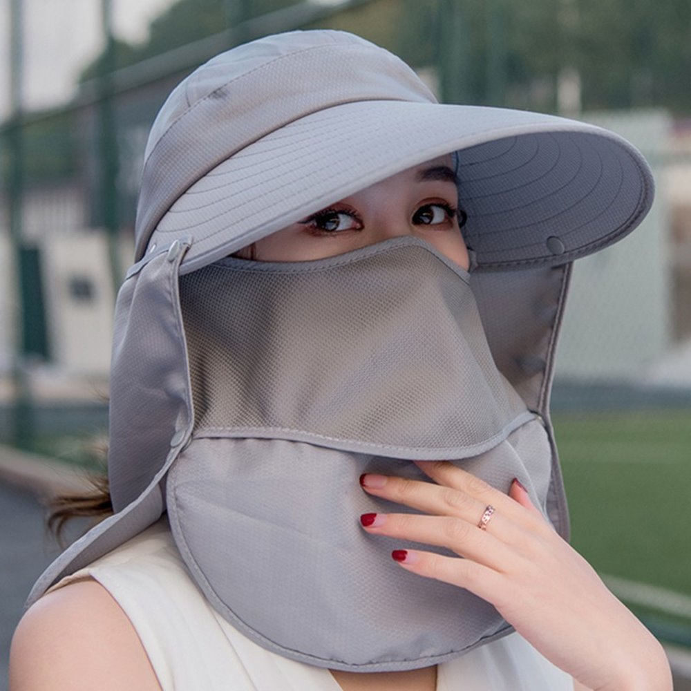 자외선차단모자 햇빛가리개 창넓은 농사용 밭일 작업 차광 농사모자 러닝썬캡 이미지 2